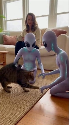 Aliens Playing With a Cat #hfy #scifi #hfystories #scififantasy #cat #trending #shorts #alien #viral