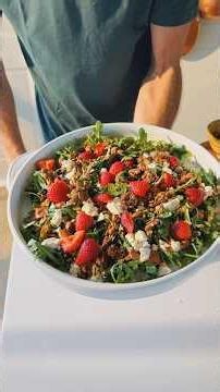 Strawberries aren’t just for dessert. Put them in your dressing too!