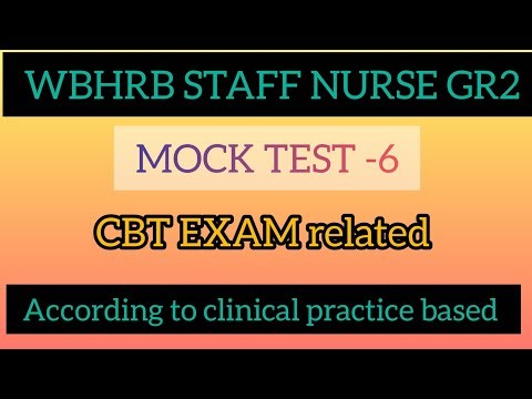 “Clinical Practice Based MCQ Mock Test | Staff Nurse Grade-2 CBT Exam | INC Syllabus”