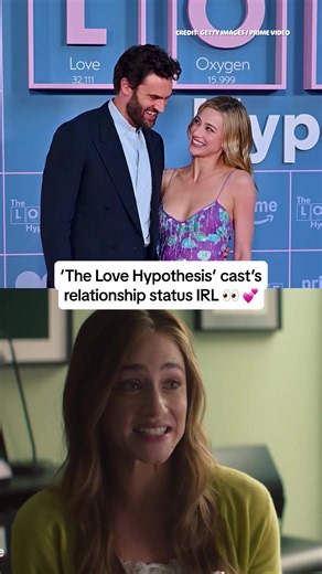 The Love Hypothesis’ cast’s relationship status IRL…👀💖 #lilireinhart #tombateman #thelovehypotheseismovie #booktok #lovehypothesis