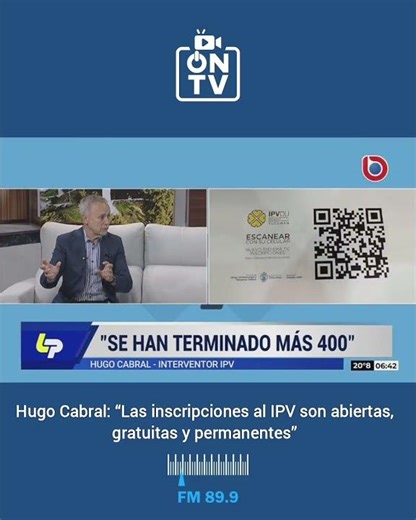Hugo Cabral: “IPV registrations are open, free and permanent”