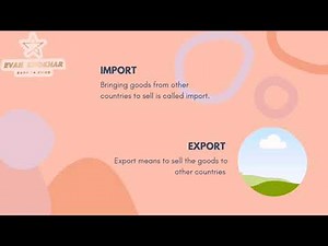 Import and Export Definition for Kids