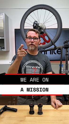 We’re on a mission to demystify all things bottom bracket. Drop your questions below. We might make a video just for you. 👇 | BBInfinite