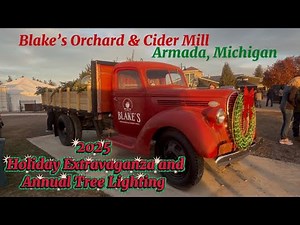 Blake’s Orchard and Cider Mill in Armada, Michigan for the 2025 Holiday Extravaganza