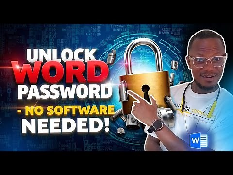 Forgot Your Microsoft Word Password Here’s How to Unlock It Without Software! 🔓 (Educational Guide)