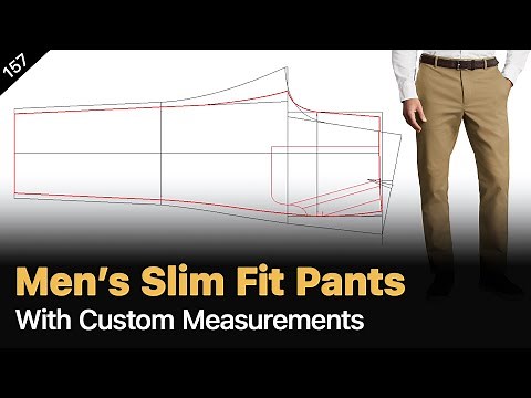 Men’s Basic Pant Pattern: Mastering the Front Draft From Scratch [Pattern Making Tutorial]