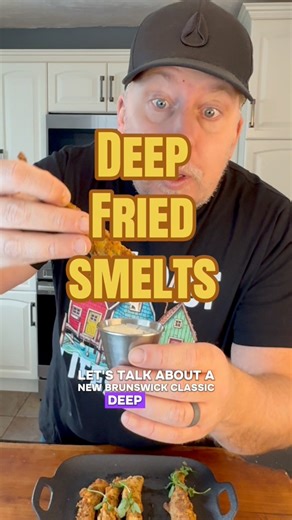 New Brunswick Seafood For Every Season. For Every Table. Deep Fried Smelts (8 Smelts)Batter - 1 egg / 1 cup flour / TBSP Salt, Pepper, smoked Paprika/ 1 TSP garlic powder / Lemon zestSauce - 3/4 cup mayo / lemon zest and juice / dill or no dill / minced garlic / salt Deep fry till golden brown and fish should be stiff. Supported by New Brunswick Food & Beverages. Shout out to Moncton Fish Market Ltd. for great local seafood!#smelts #newbrunswick #seafood #deepfriedfish #sponsored | Hub City Food