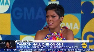 132K views · 1.6K reactions | "I had to look myself in the mirror and say, 'but am I still Tamron?'" Tamron Hall talks new baby, new husband and all new show, the Tamron Hall Show, LIVE on GMA. gma.abc/2HNA1Wz | Good Morning America | Facebook