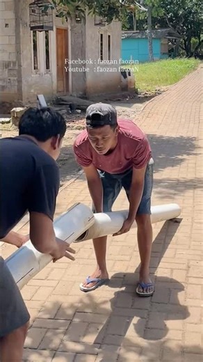 How to connect 5-inch PVC pipes #shorts
