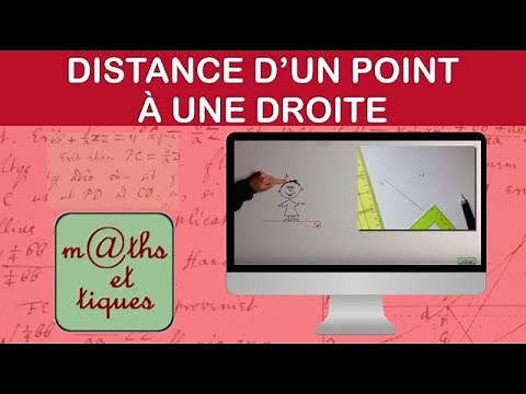 Mesurer la distance d'un point à une droite