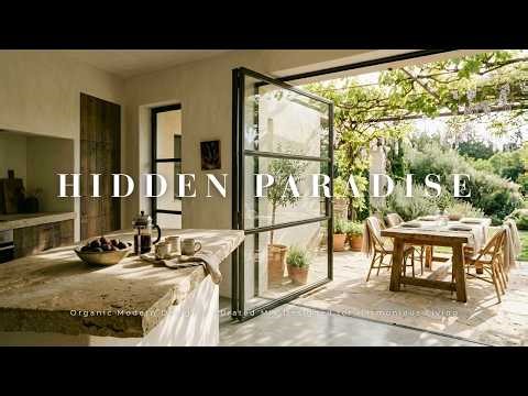 A Hidden Paradise of Organic Modern Design: A Curated Mix Designed for Harmonious Living