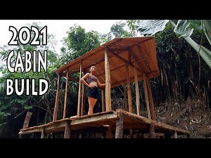 Building an Off Grid Cabin using Free Pallet Wood in the Wilderness (p2), Off Grid | Ana Bushcraft