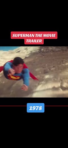 Superman The Movie trailer 1978 #nostalgia #superman #dccomics #1978 #movietrailer #1970s #70s #superhero #fyp #foryourpage