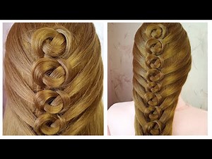 AMAZING easy hairstyle tutorial ♥ ️Beautiful hairstyle for long and medium hair
