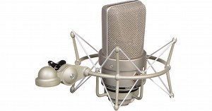 Neumann TLM 103 Large-Diaphragm Cardioid Condenser Microphone (Mono Set, Nickel)