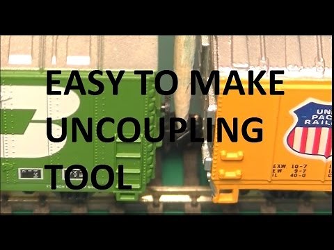 MODEL RAILROAD DECOUPLER TOOL