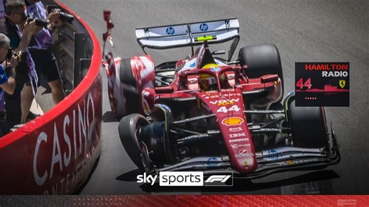 Monaco GP: Lewis Hamilton crashes after Charles Leclerc sets pace from Max Verstappen ahead of qualifying