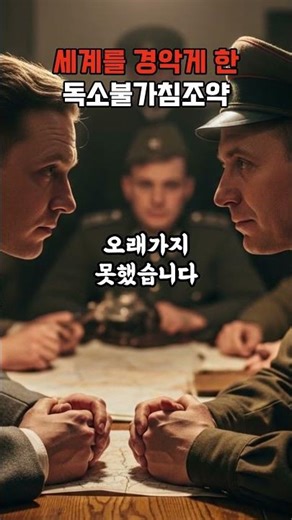 어제의 적이 오늘의 동맹 세계를 경악게 한 독소불가침조약