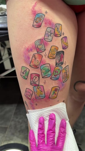 Creative Tattoo Idea: Disney-Inspired Lantern Design