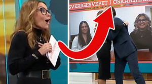 Tilde förd bakom ljuset i TV4-studion – tappar det fullständigt!