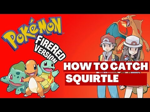 How To Catch Squirtle in Pokémon FireRed Version (GBA)
