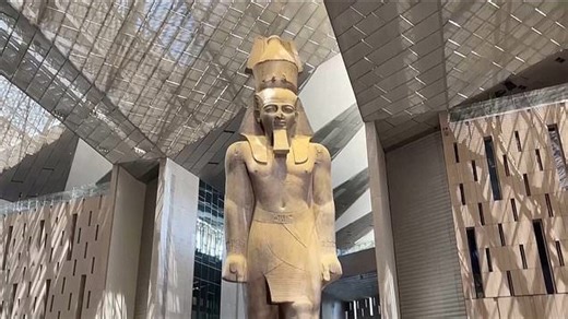 Egypt's new mega-museum holding 50,000 artefacts opens after two decades of construction