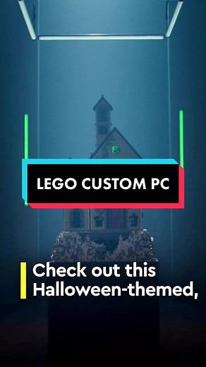 Haunted House Gaming PC Made of 20,000 LEGO Bricks