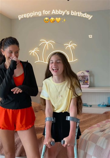 her birthday week starts NOW 🥹🥳💛✨ #amazingabigailgrace #cerebralpalsy #disability #momdaughter #birthday