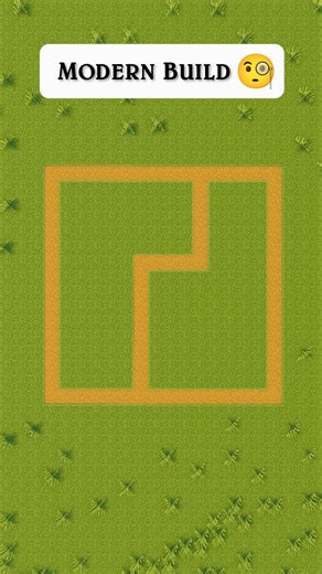 Minecraft Simple Modern House Tutorial ⚒️ #minecraft #minecraftshorts #shorts