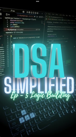 Aditya on Instagram: "Logic building is not about memorizing code, it’s about training your brain to think like a computer 🧠💻 Start with small problems → Break them into steps → Convert those steps into code. The more you practice, the faster your brain connects the dots. No shortcuts, only consistency! Main bhi apni coding journey yahi se start ki thi, aur ab AI tak aa gaya hoon 🚀 If you want to learn coding + AI the right way, join my journey & AI course — link in bio 🔗 #LogicBuilding #Cod
