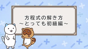 【ゆっくり解説】方程式の解き方～とっても初級編～
