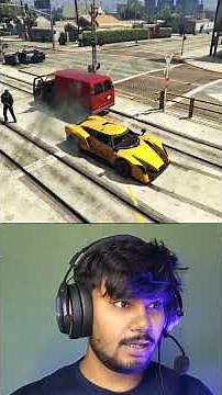 GTA V: Can I Survive 1 Hour With Tires That Have Zero Grip? #gta5 #shorts