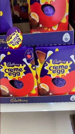 Cadbury cream eggs have never seen cream in their life... It's literally just sugar!