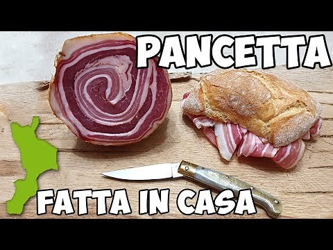 Pancetta Arrotolata Calabrese Fatta in Casa Ricetta Originale