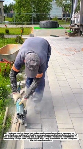 Paver Spacing Gauge Tool Measures Consistent Gaps for Precise, Straight Paver Installation