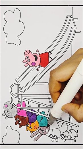 Peppa Pig Coloring for Kids, 233 #peppapig #peppapigcoloring #peppapigdrawing #drawing