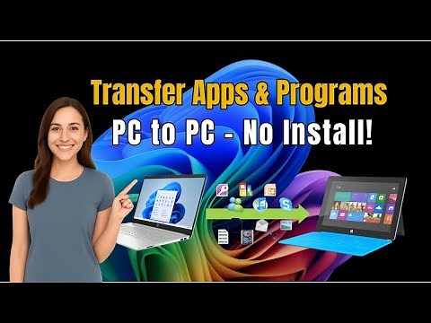 How to Transfer Apps and Programs from One PC to Another – Without Installation | Windows 11