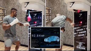 The mind-blowing stats behind Francis Ngannou's record-breaking punch power ahead of Anthony Joshua fight