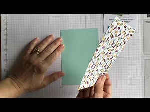 Easy Z fold card tutorial