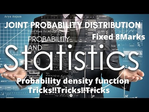 joint probability distribution|| marginal probability density function|| Conditional probability