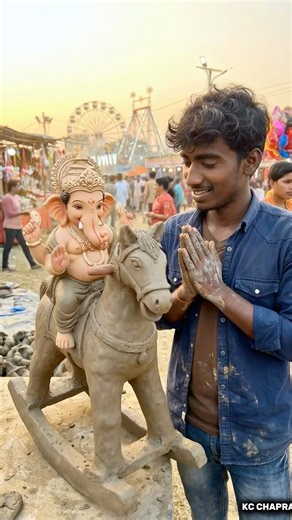 I Created a elephant Statue by Hand 🙏🔥 #ai #elephant