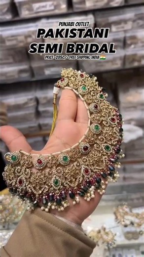 Beautiful Premium Quality Reverse Jewellery Necklace 2850 Pakistani Style