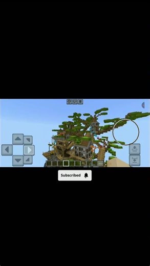 I Build Tree Castle 🤯 | #minecraft #castle #viralshorts #gamerfleet #dream