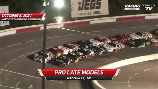 (VIDEO): Highlights from Saturday's 100 lap Pro Late Model feature at Nashville Fairgrounds Speedway. 🎸 📺: https://hubs.ly/Q02SpBvP0 | Racing America