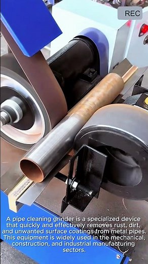 Steel pipe grinding machine fast clean