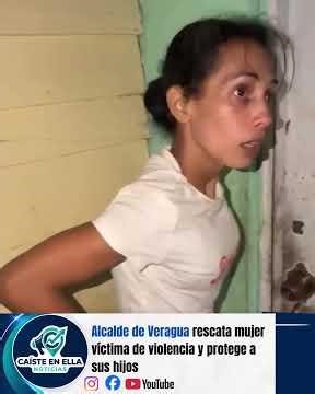Mayor of Veragua rescues woman victim of violence and protects her children
