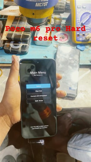 Poco m6 pro Hard Reset #hardwork#mobile