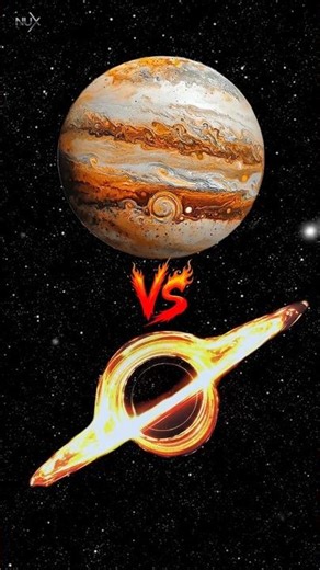 Jupiter vs Ton 618 🪐🕳️ | Who Wins? 🏆 #space #universe #astronomy #galaxy #fypp