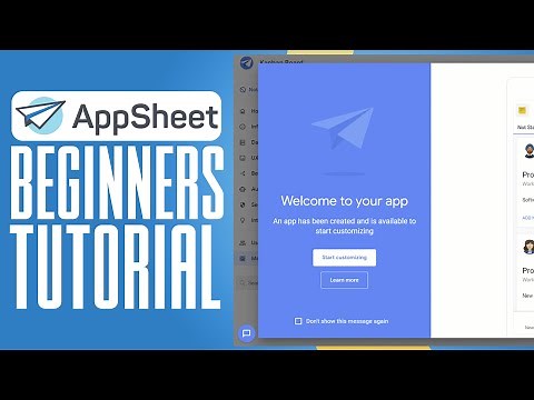 AppSheet Tutorial For Beginners (2025) | No Code App Builder