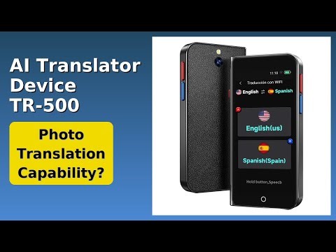 REVIEW (2025): AI Translator Device TR-500. Features.